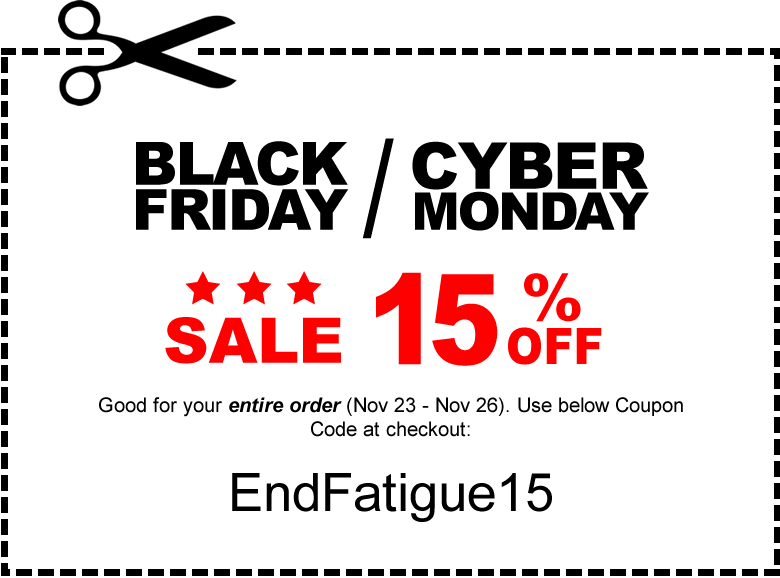 Black Friday Sale - 15% Off Entire Order