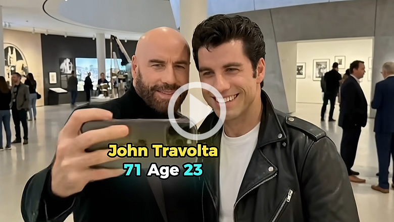 John Trovalta Young and Old
