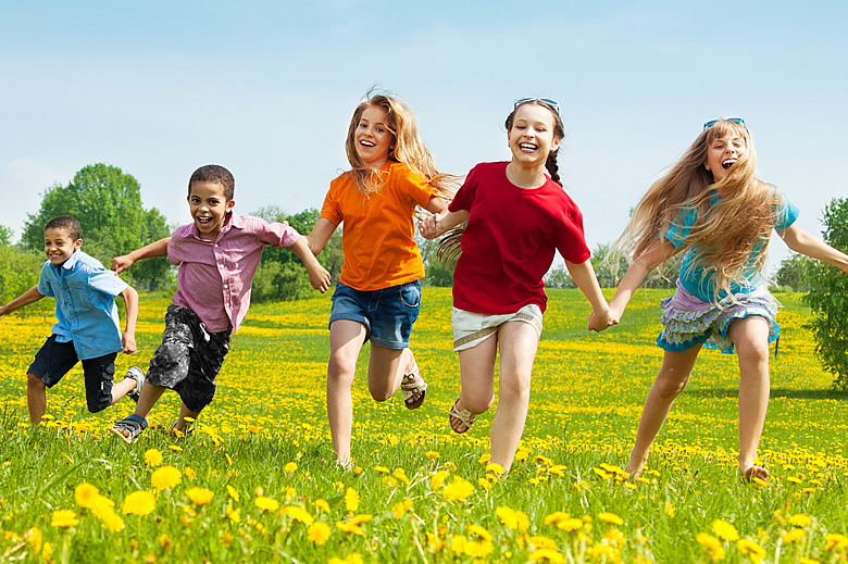 Children in Field