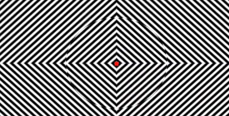 Warping World Optical Illusion