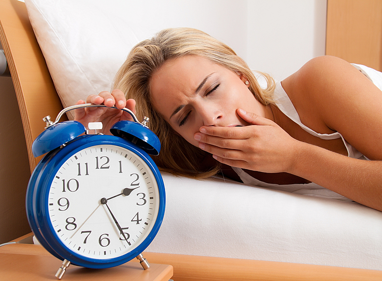 Woman Having Difficulty Falling Asleep